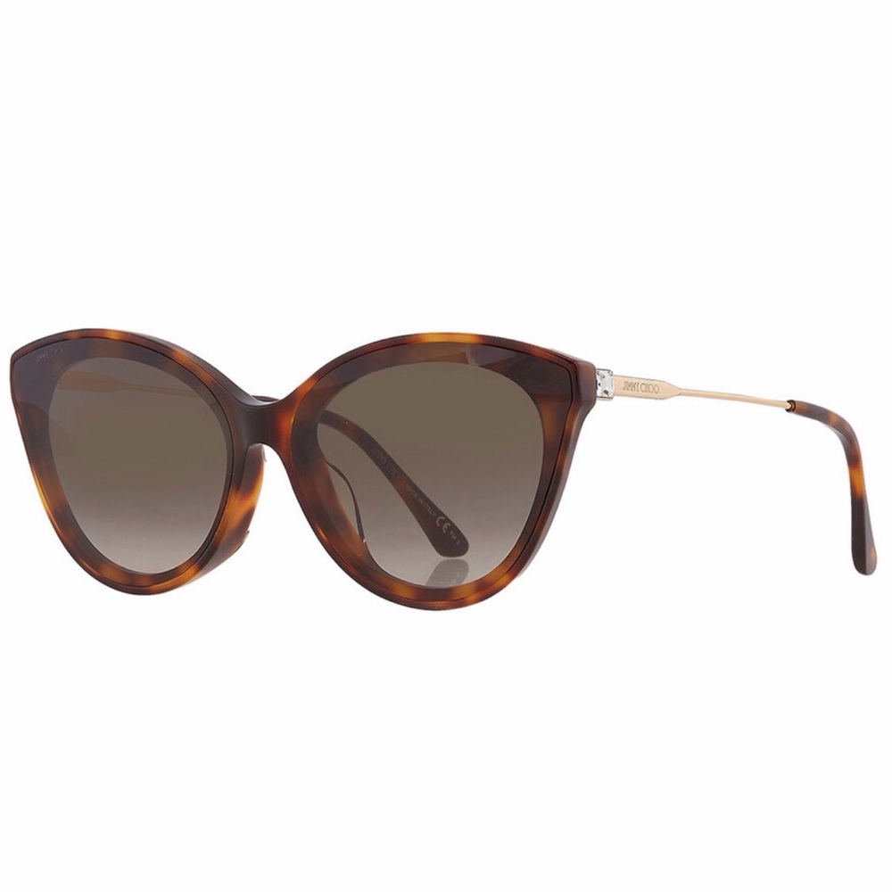 JIMMY CHOO Tortoise Shell Sunglasses
